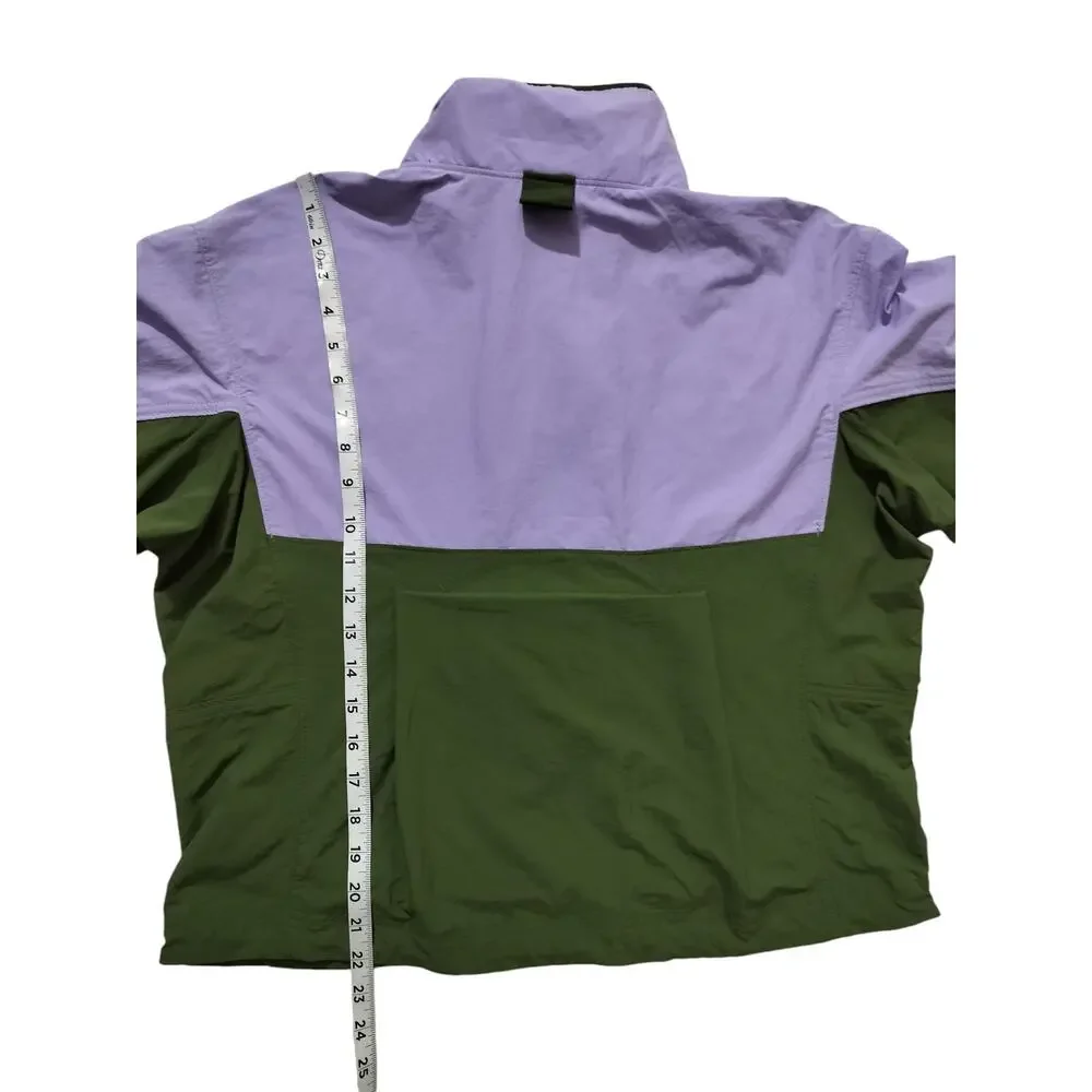 New Columbia Women's Deschutes Valley Green Purple Active Packable Jacket Size M - Picture 12 of 16